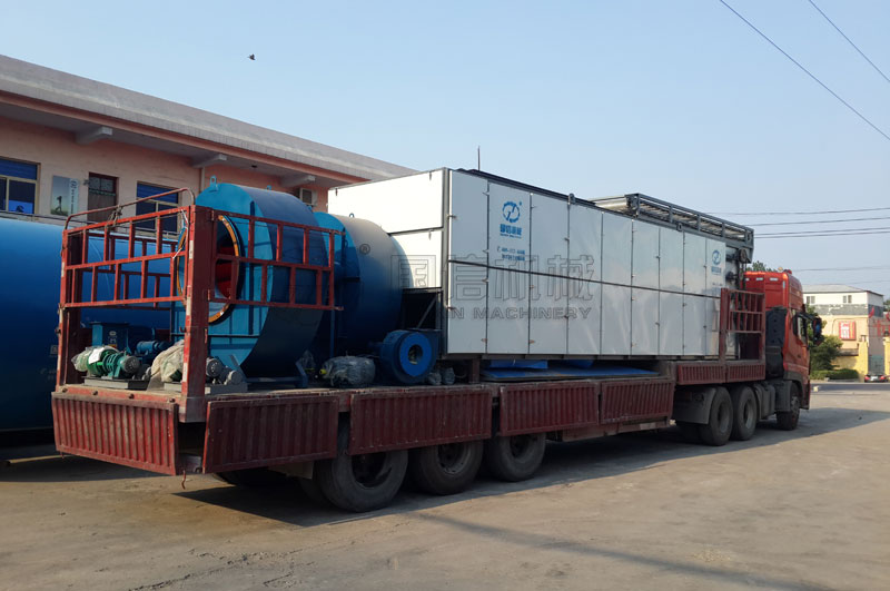 網(wǎng)帶式玉竹烘干機(jī)發(fā)車(chē)工作順利完成